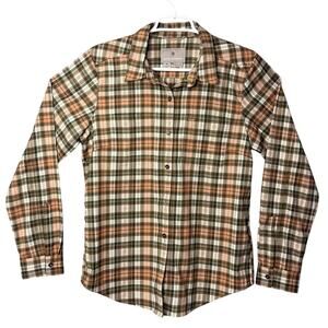 Royal Robbins Button Up Shirt Thermotech Flannel Performance SZ M NWOT Gorpcore